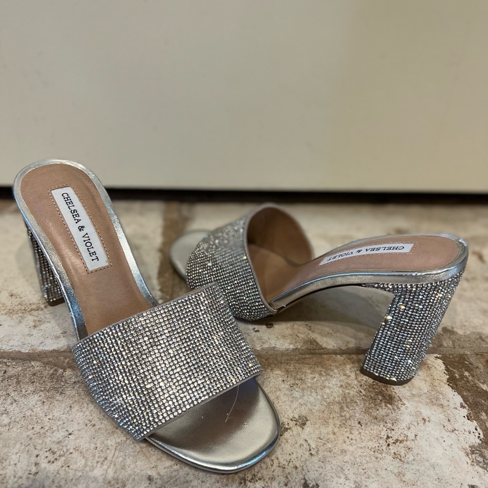 Rhinestone heels perfect for Vegas!